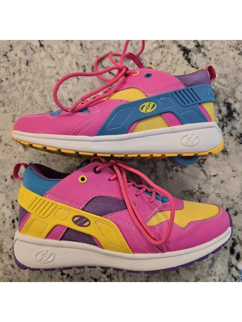 Heelys Force Shoes Womens Size 7 Colorblock Pink Multicolor Casual Skate Sneaker